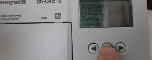 consumi contatore gas